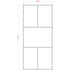Pickleball Court Full Court Stencil Set